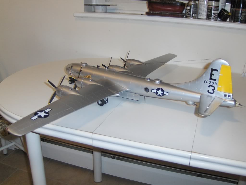 Finished Revell 1/48 B-29 Superfortress 